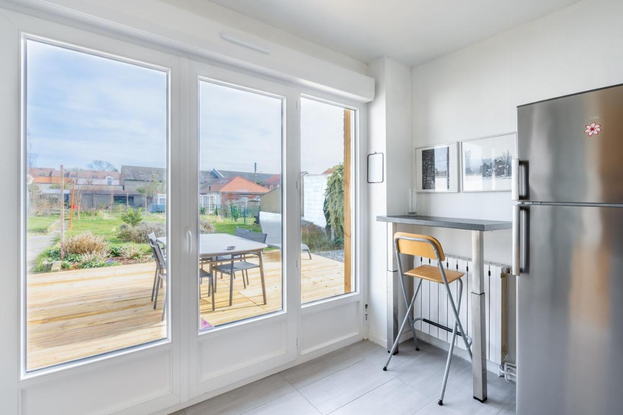 Maison Confortable, Terrasse Et Jardin A אמיינס מראה חיצוני תמונה